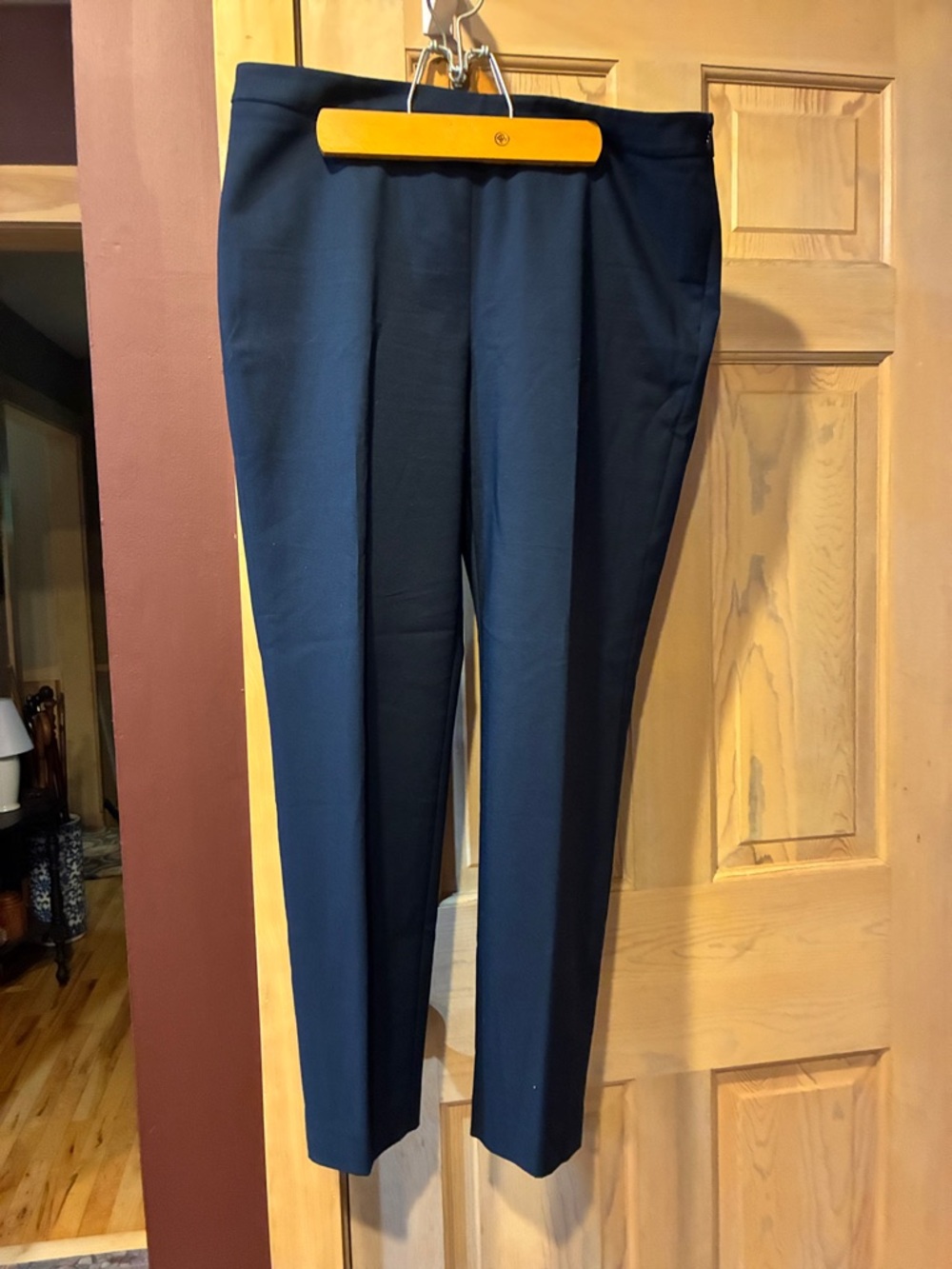 Chaus Women's Navy Dress Pants - Slim Tailored Look